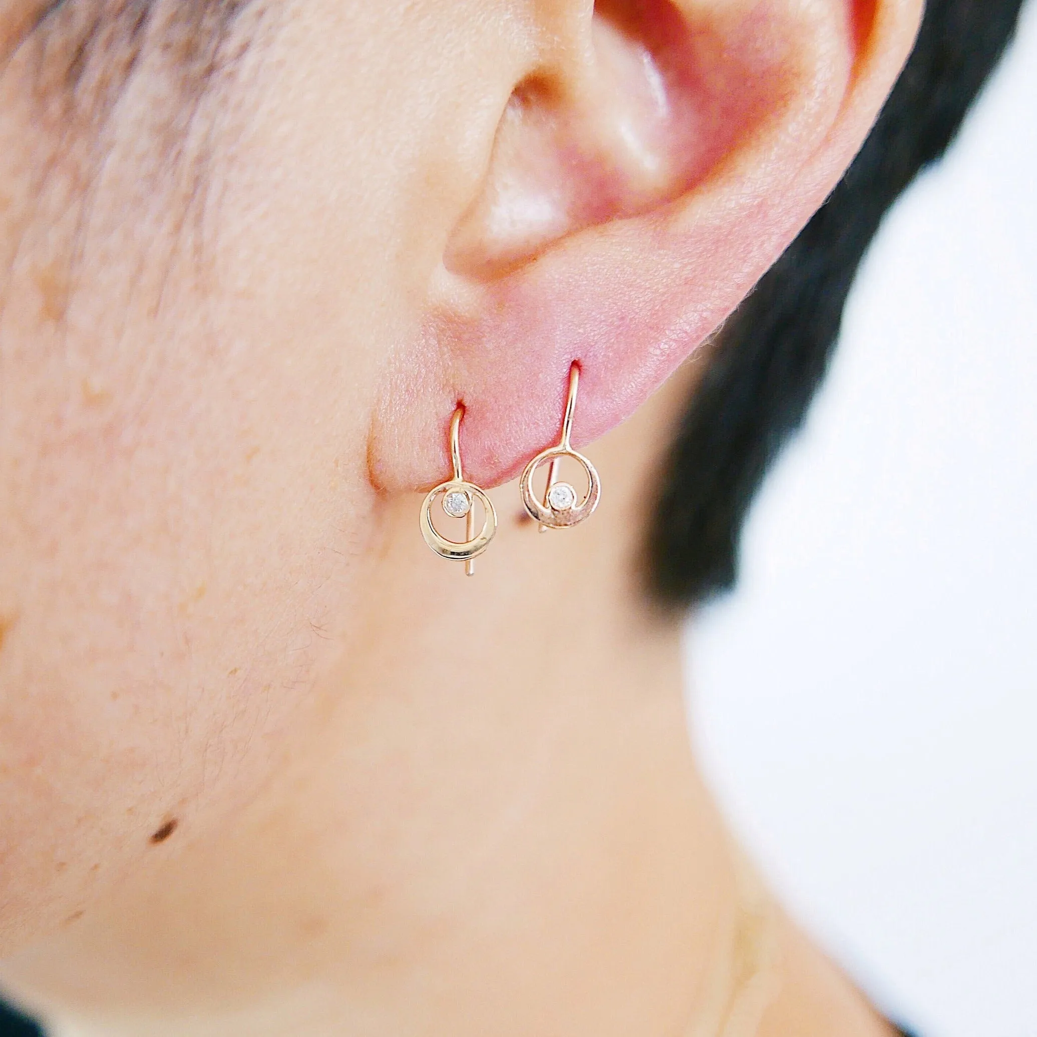 Topsy Turvy Hook Earrings
