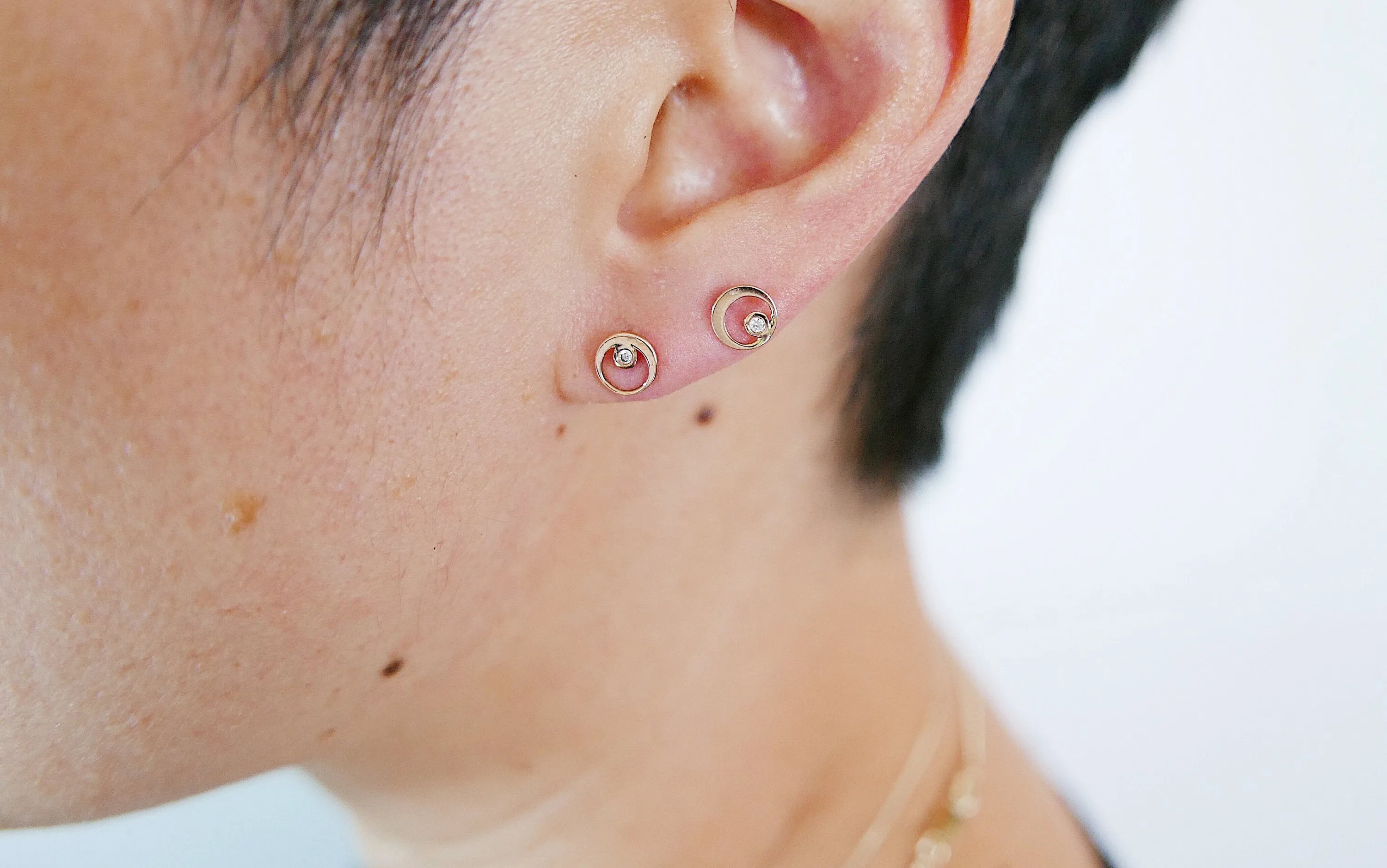 Topsy Turvy Stud Earrings