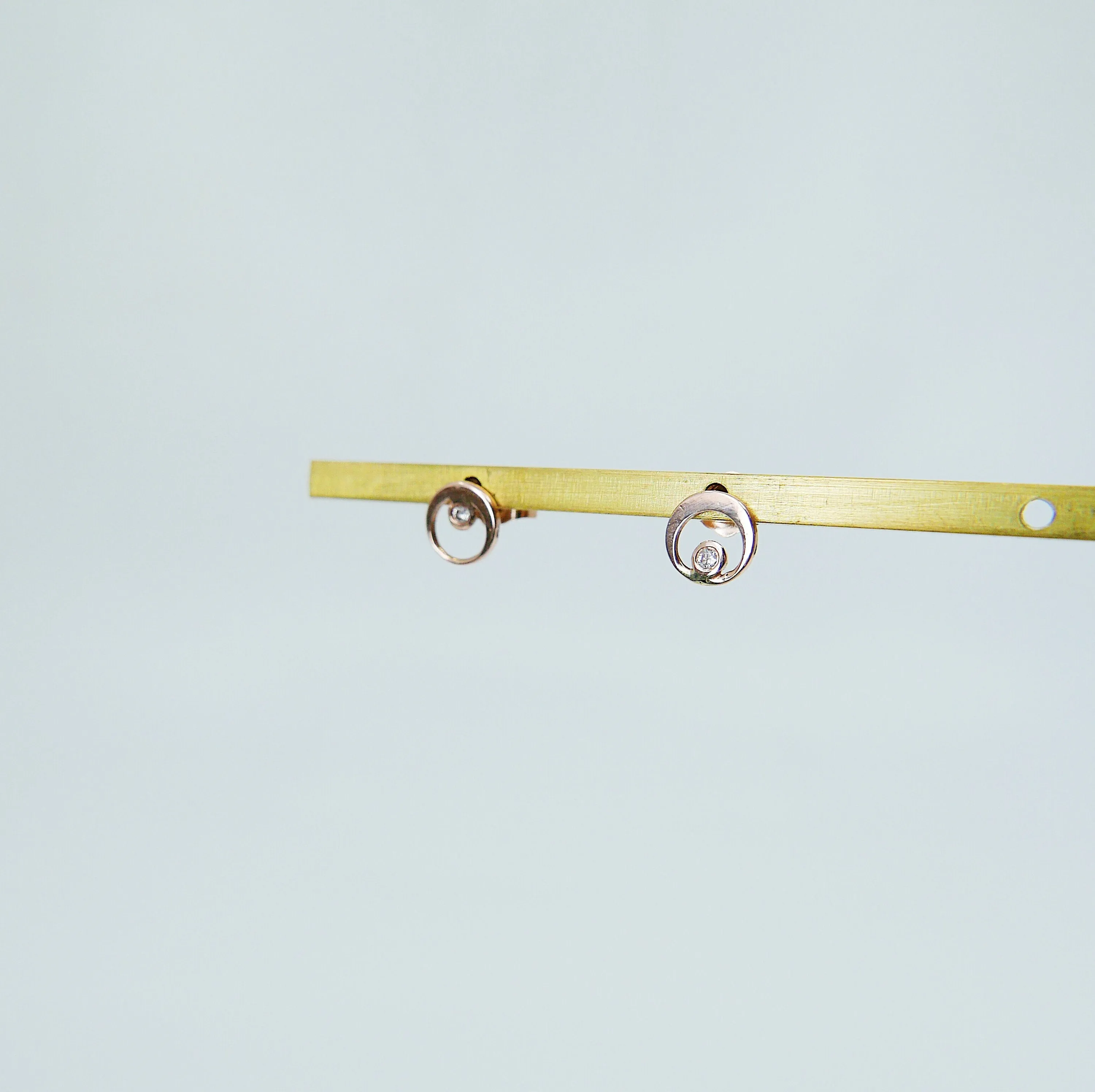 Topsy Turvy Stud Earrings