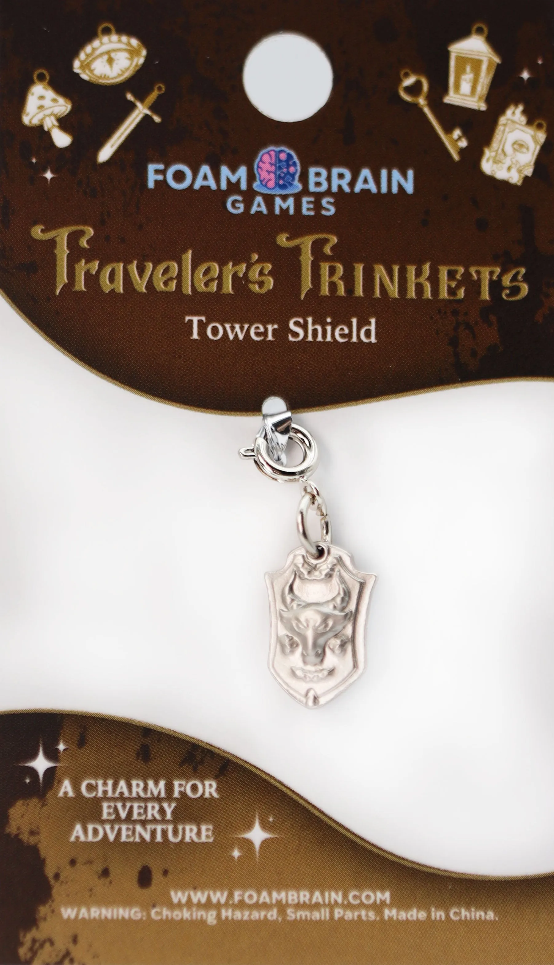 Traveler's Trinkets: Tower Shield Charm