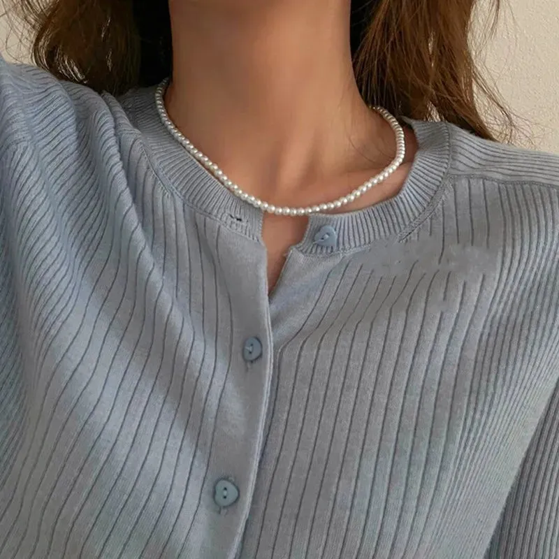 Trendy Love Heart Pearl Choker Necklace Female Personality Party Fashion Clavicle Collier Accessories Colar Perlas Collar Gift