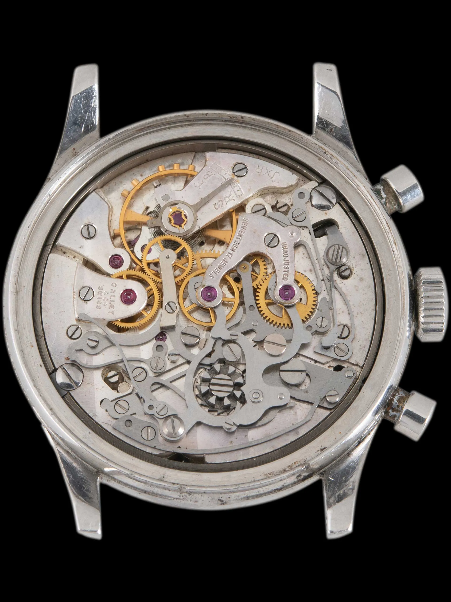 Tropical 1950s Gallet MultiChron 45 Film Chronograph