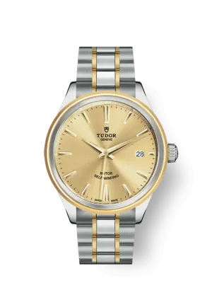 Tudor Style, Stainless Steel and Yellow Gold, 38mm, Ref# M12503-0001