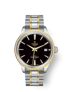Tudor Style, Stainless Steel and Yellow Gold, 38mm, Ref# M12503-0003