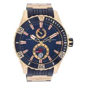 Ulysse Nardin 18K Yellow Gold Maxi Marine Diver 266-10-3/93