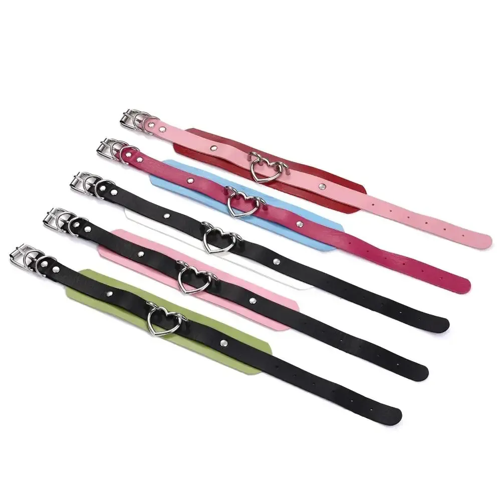 Unisex Y2K Punk Moon Choker Necklace for Party Style