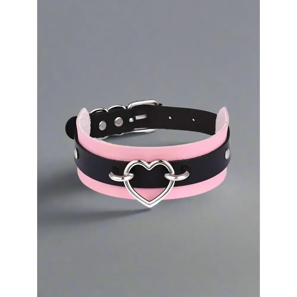 Unisex Y2K Punk Moon Choker Necklace for Party Style