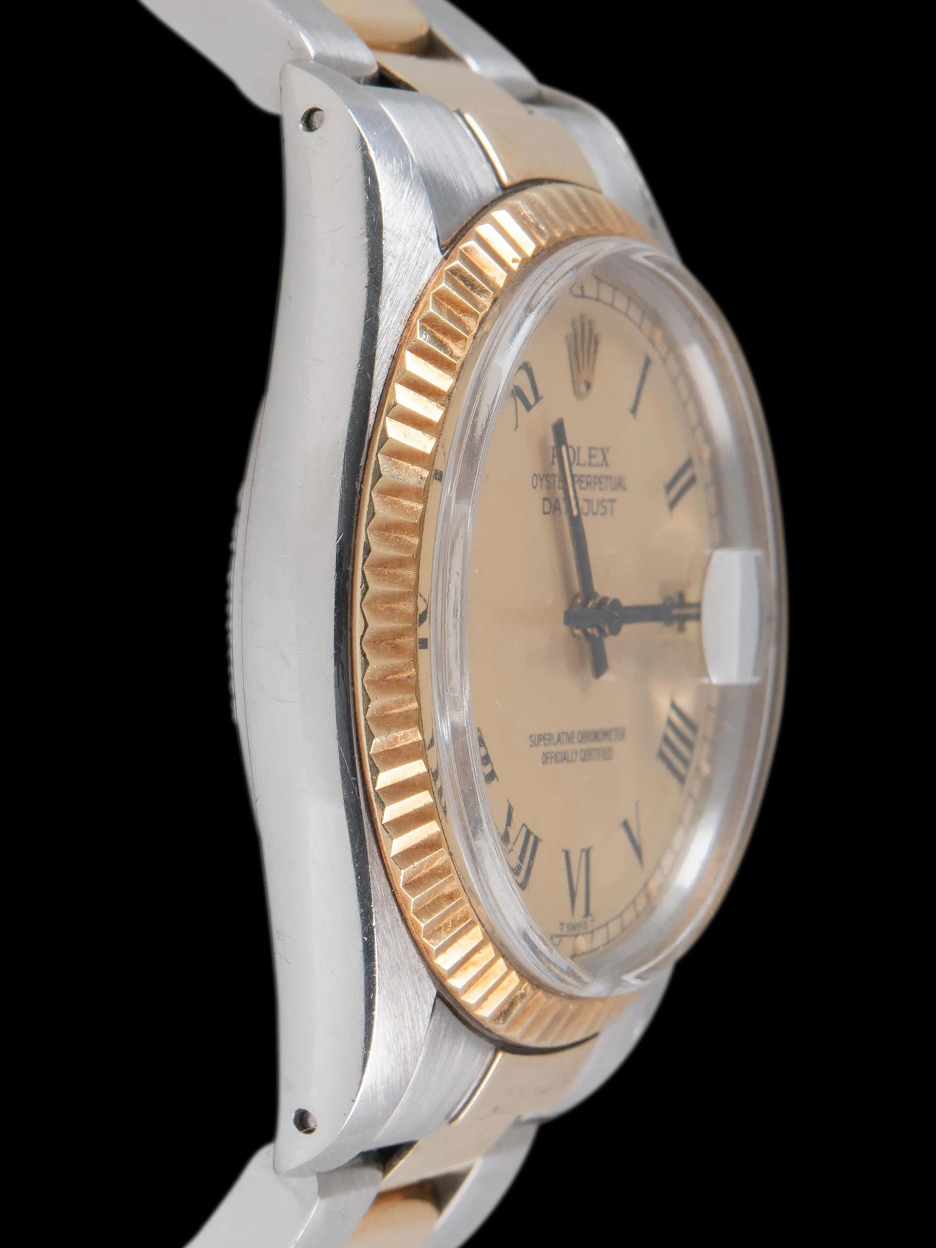 *Unpolished* 1979 Rolex Two-Tone Datejust (Ref. 16013) Lemon "Buckley" Dial
