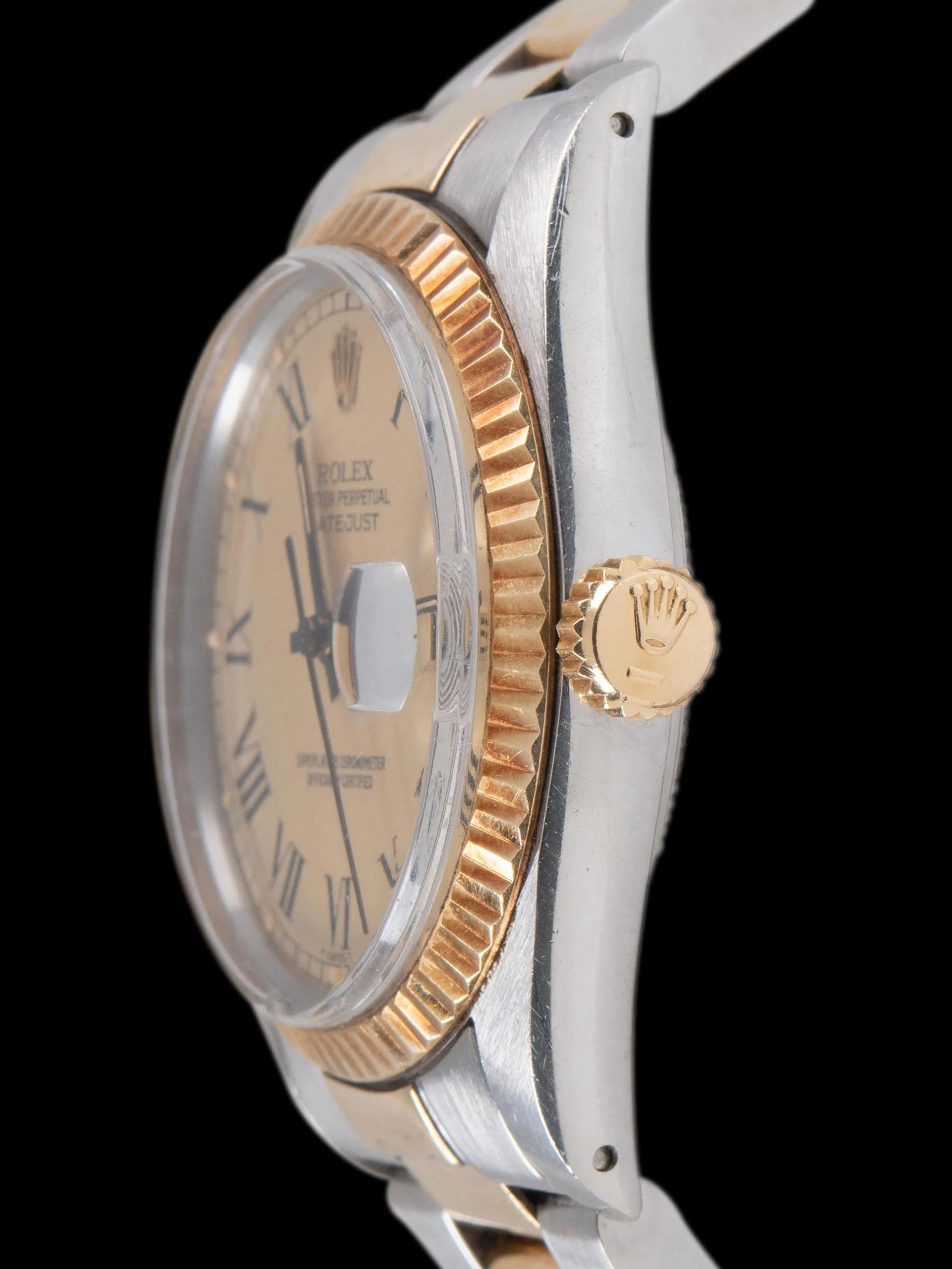 *Unpolished* 1979 Rolex Two-Tone Datejust (Ref. 16013) Lemon "Buckley" Dial