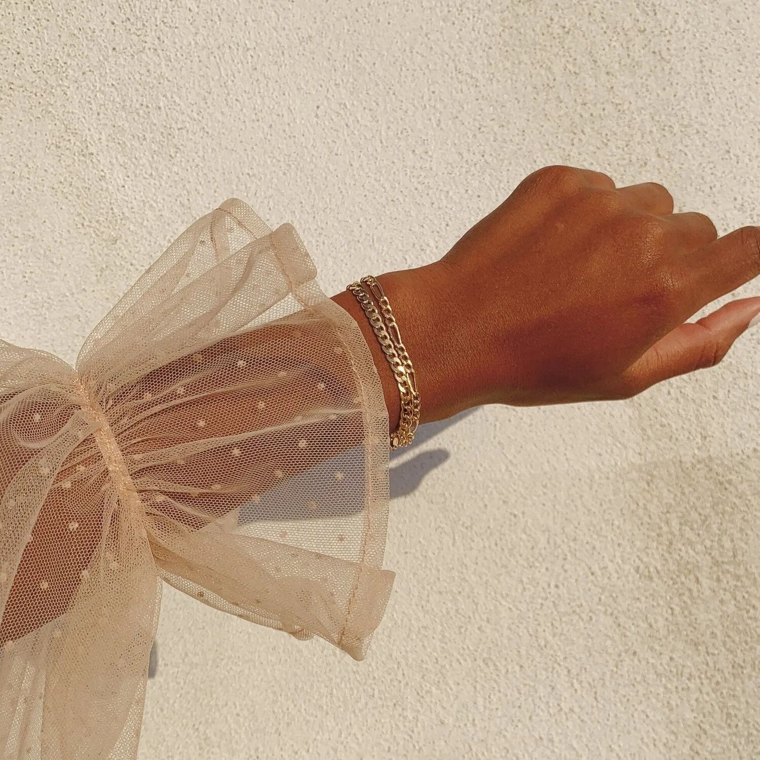 Vera Stackable Gold Filled Link Bracelets