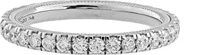 Verragio White & Rose Gold Diamond Wedding Band