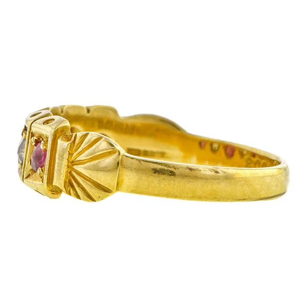Victorian Ruby & Diamond Ring