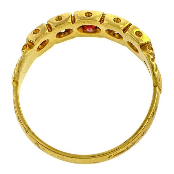 Victorian Ruby & Diamond Ring