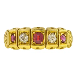 Victorian Ruby & Diamond Ring