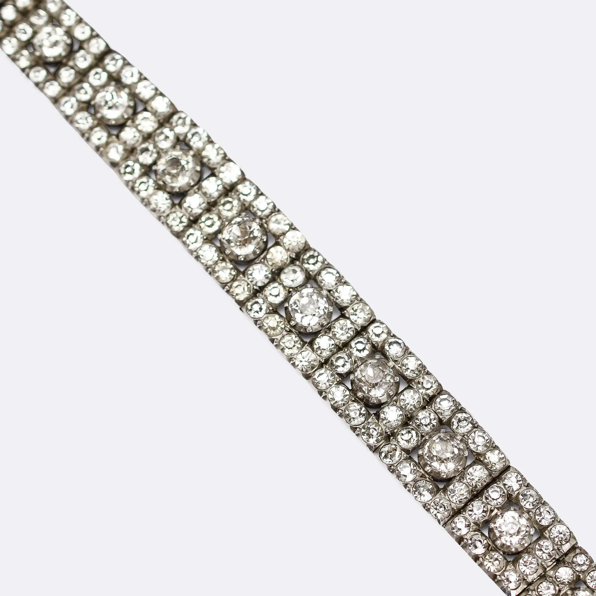 Victorian White Paste Choker