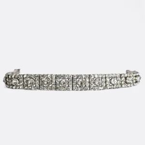 Victorian White Paste Choker