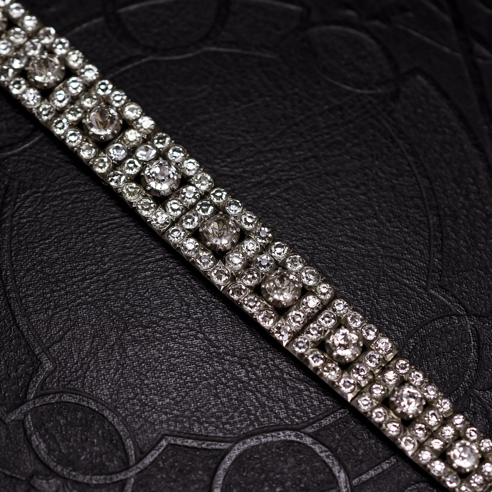 Victorian White Paste Choker