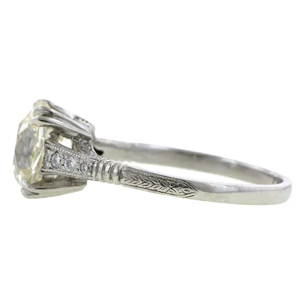 Vintage Engagement Ring, Old Mine 2.43ct
