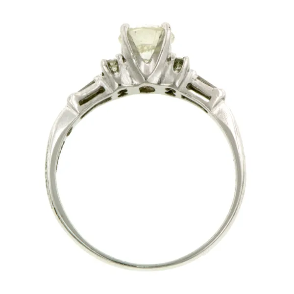 Vintage Engagement Ring, RBC 0.74