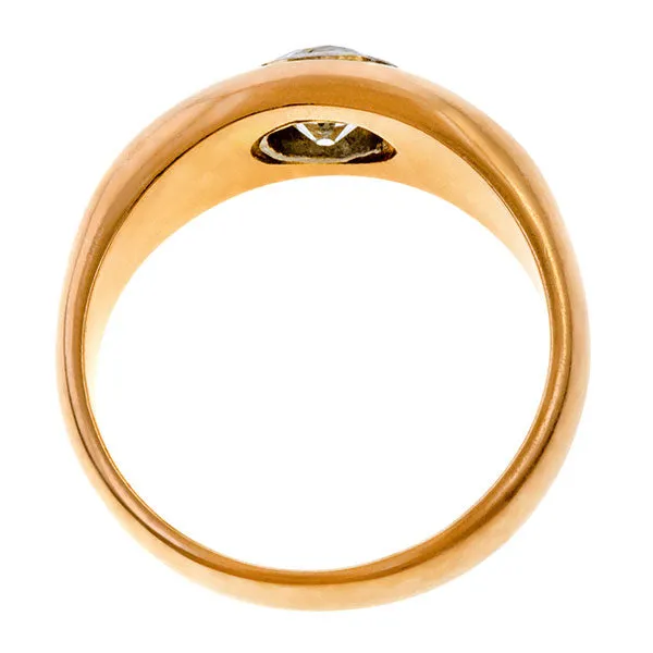 Vintage Gypsy Set Diamond Ring, 0.80ct