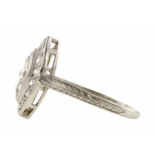 Vintage Marquise Engagement Ring, Marquise 0.56ct