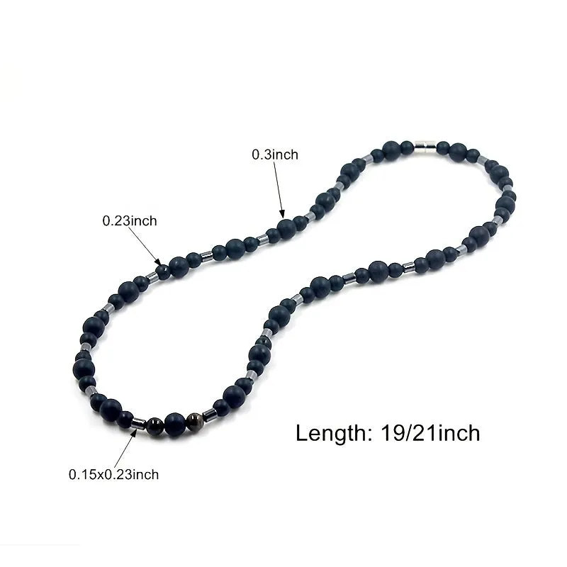 Vintage Natural Stone Choker Necklace - NSN016
