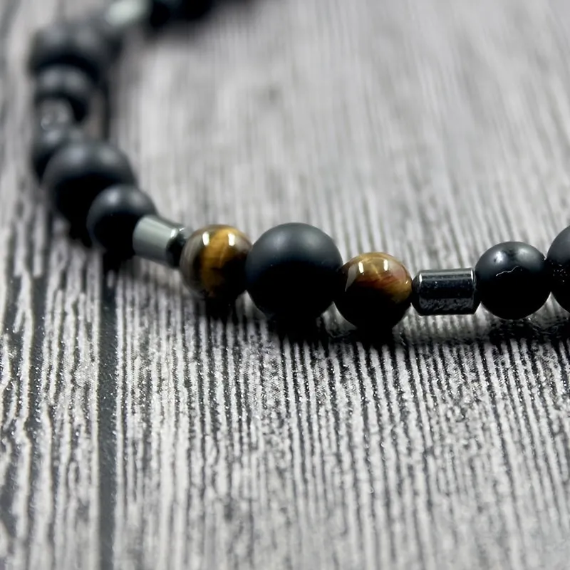 Vintage Natural Stone Choker Necklace - NSN016