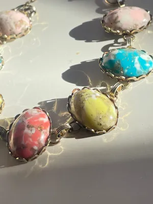 Vintage Pastel Stone Bracelet