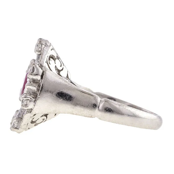 Vintage Ruby & Diamond Ring