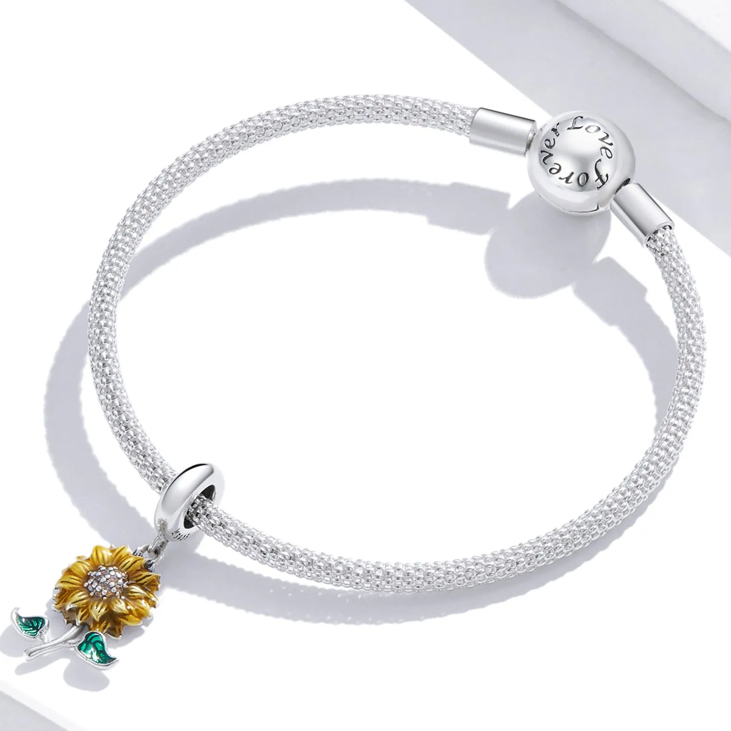 Vintage Sunflower Pendant Charm