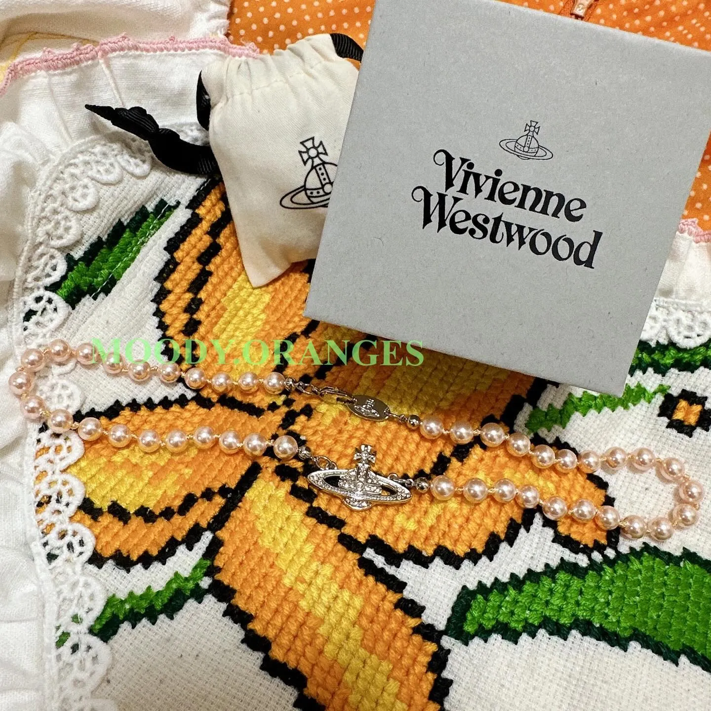 Vivienne Westwood Choker Orange
