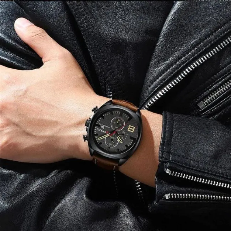 Waterproof Chronograph Sport Watch with Military Design