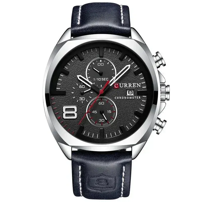 Waterproof Chronograph Sport Watch with Military Design