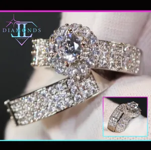 Wedding Ring | Engagement Ring Set | Engagement Rings | Womens Diamond Ring Set