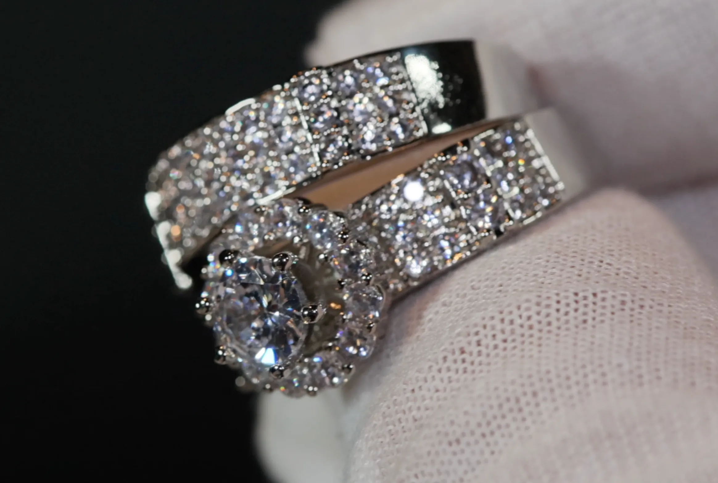 Wedding Ring | Engagement Ring Set | Engagement Rings | Womens Diamond Ring Set