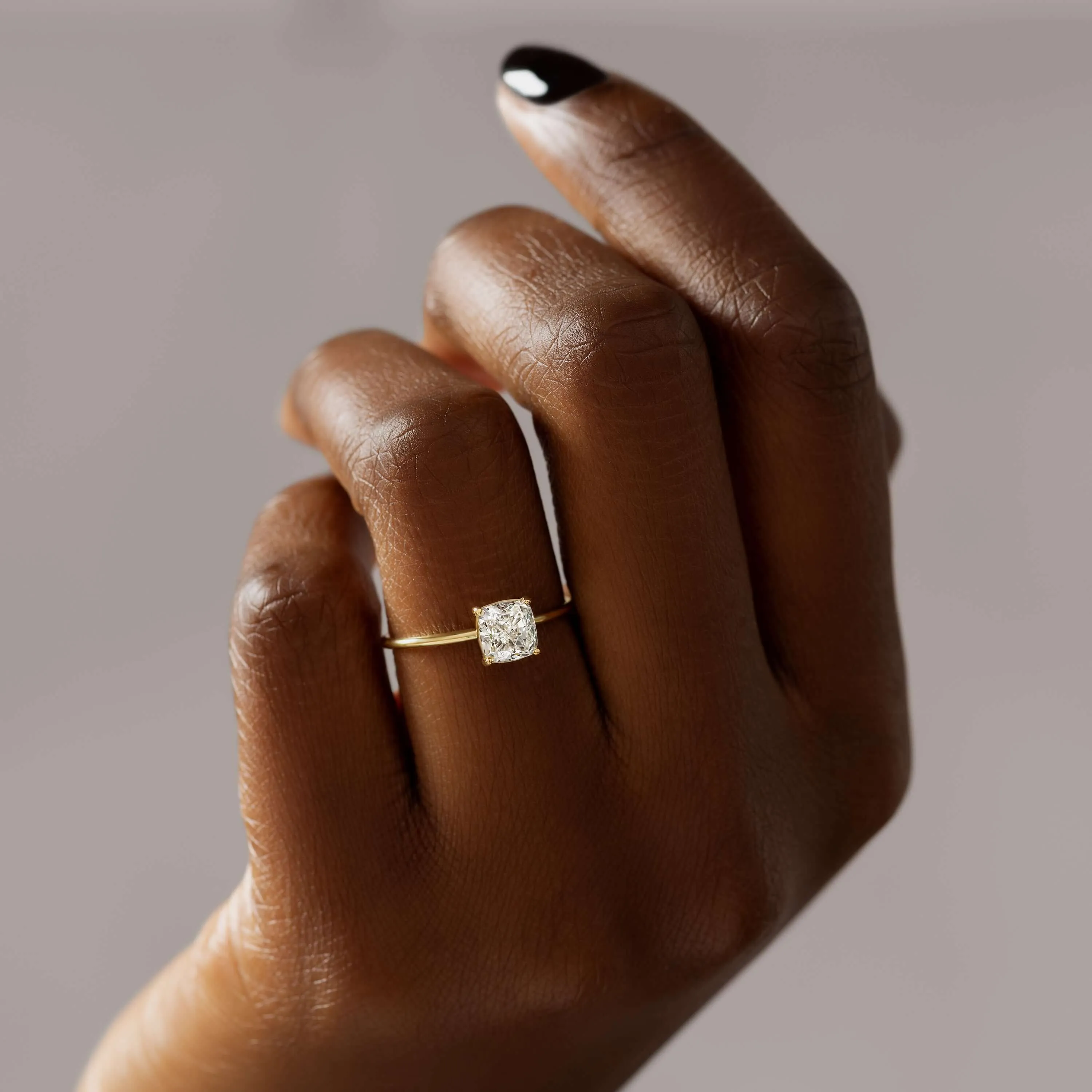 Whisper Ring, Cushion Cut