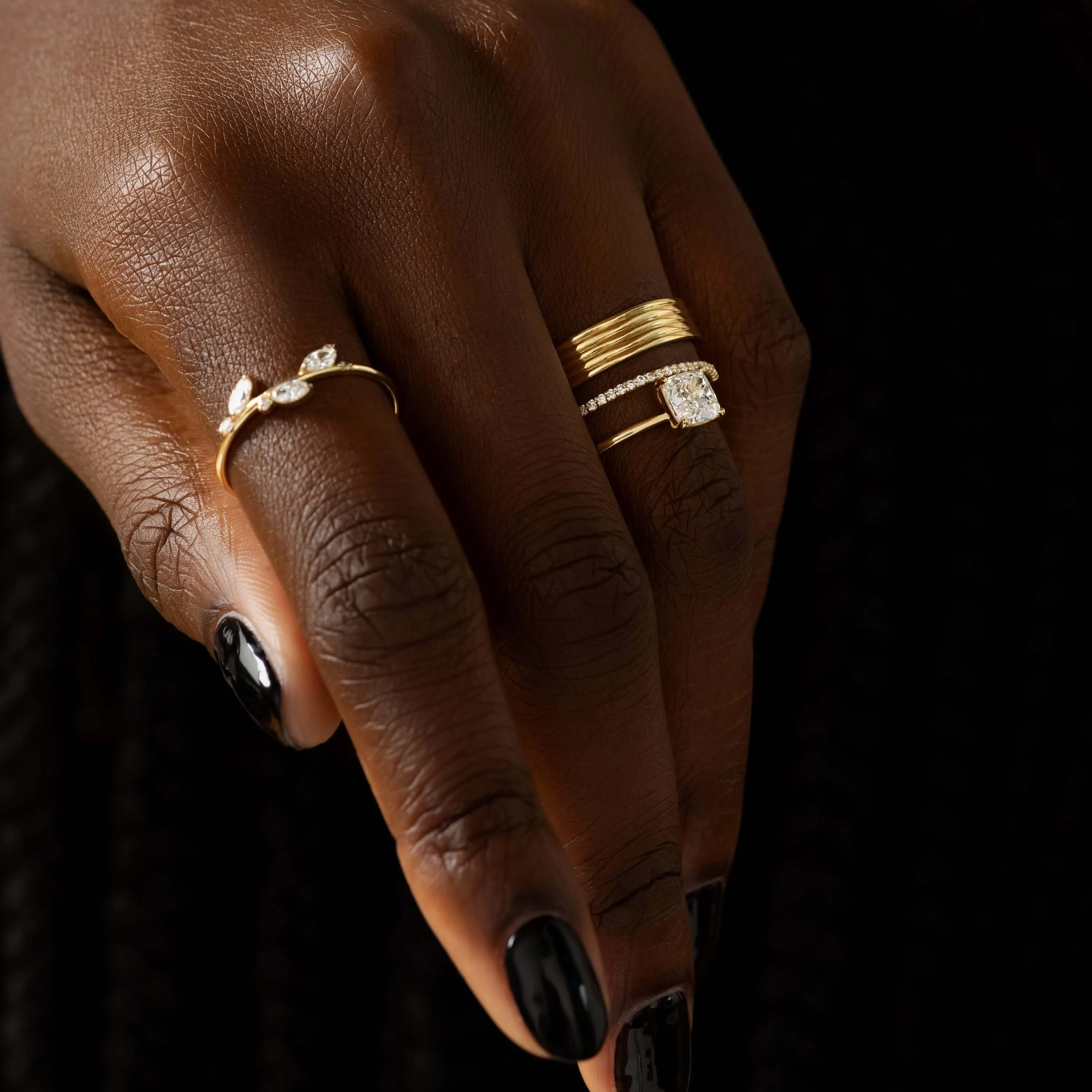 Whisper Ring, Cushion Cut