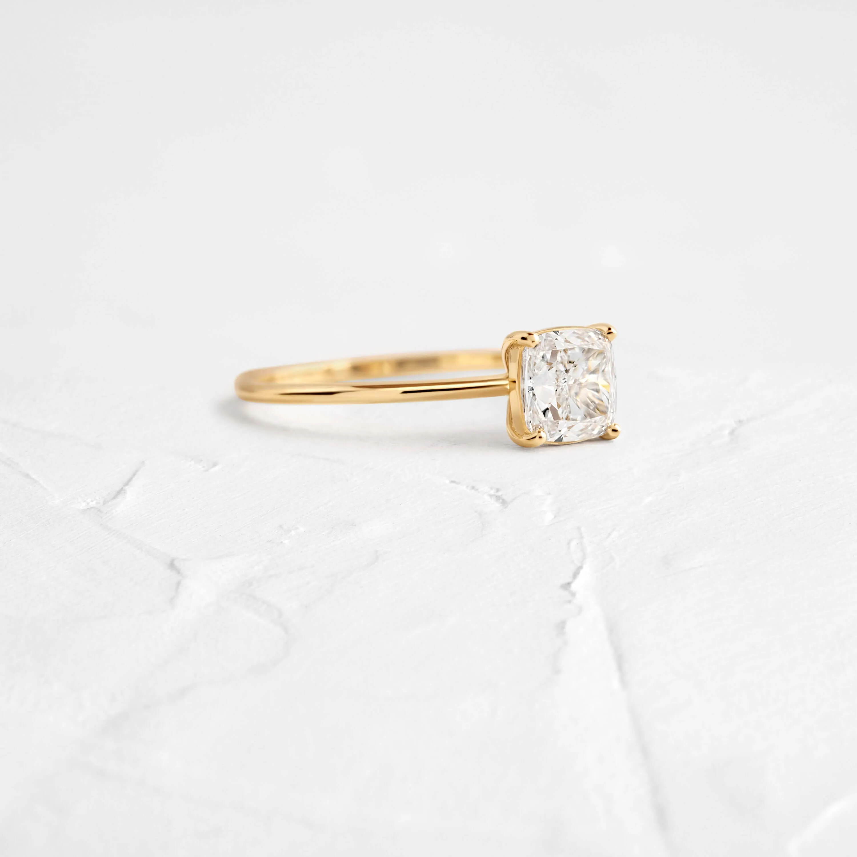 Whisper Ring, Cushion Cut