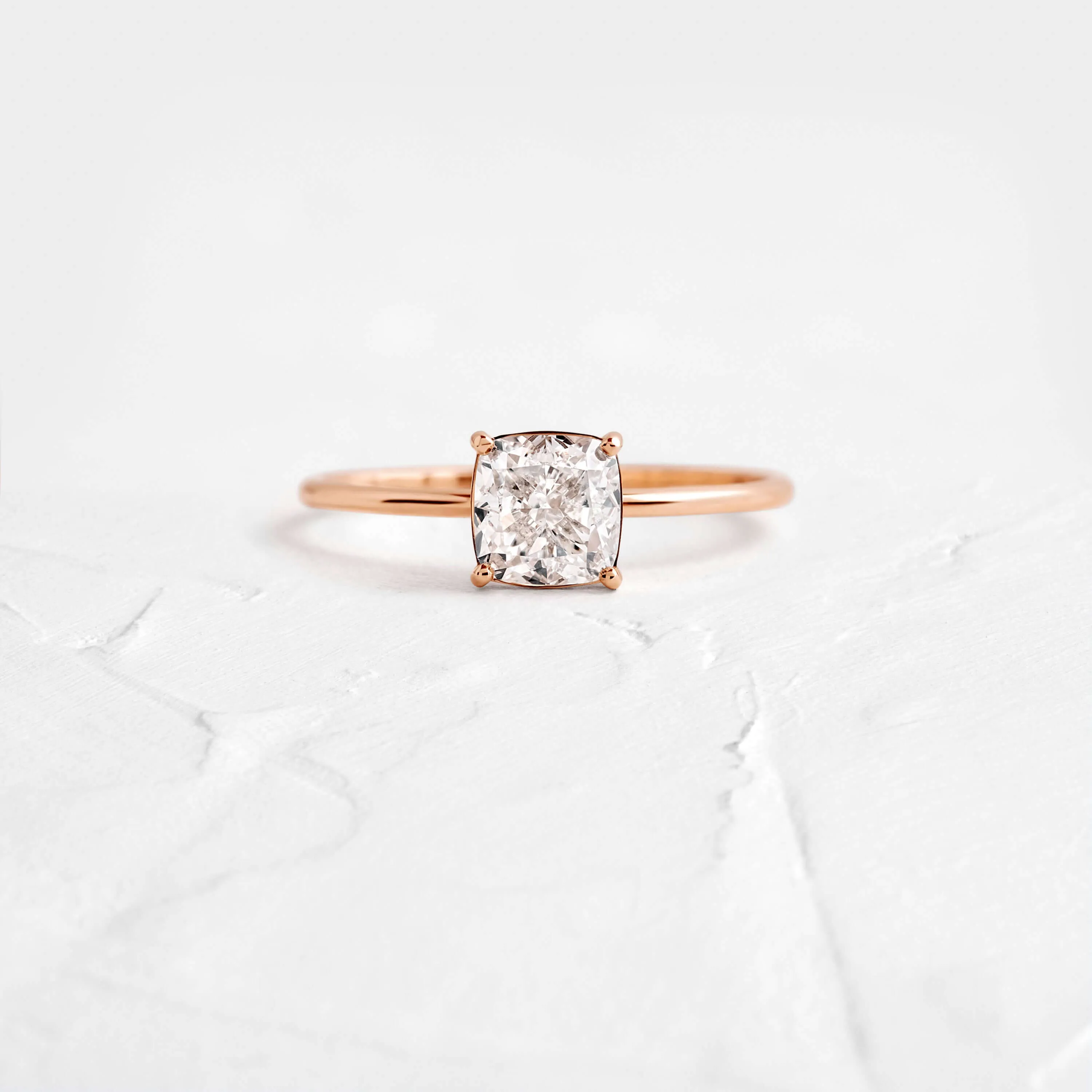 Whisper Ring, Cushion Cut