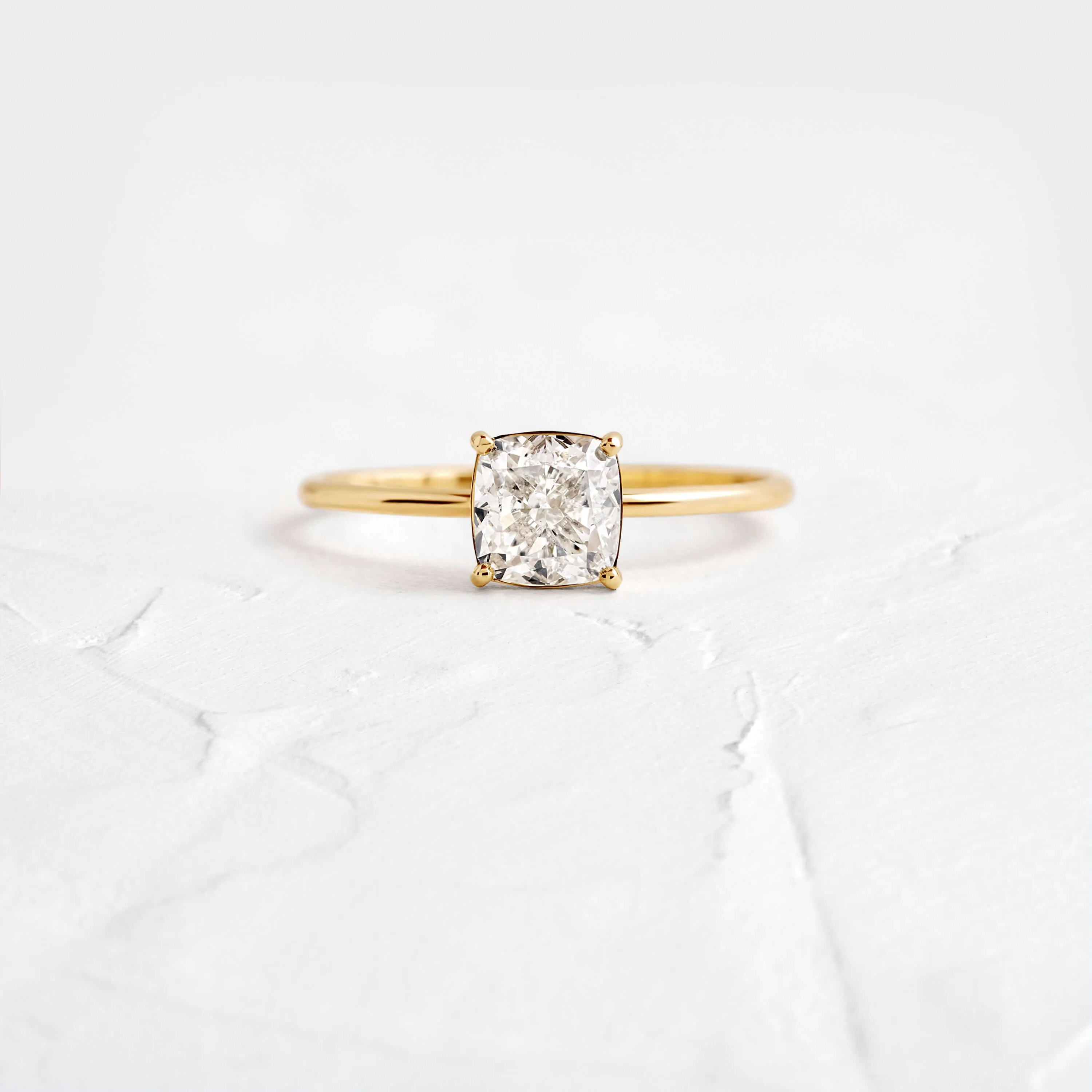 Whisper Ring, Cushion Cut