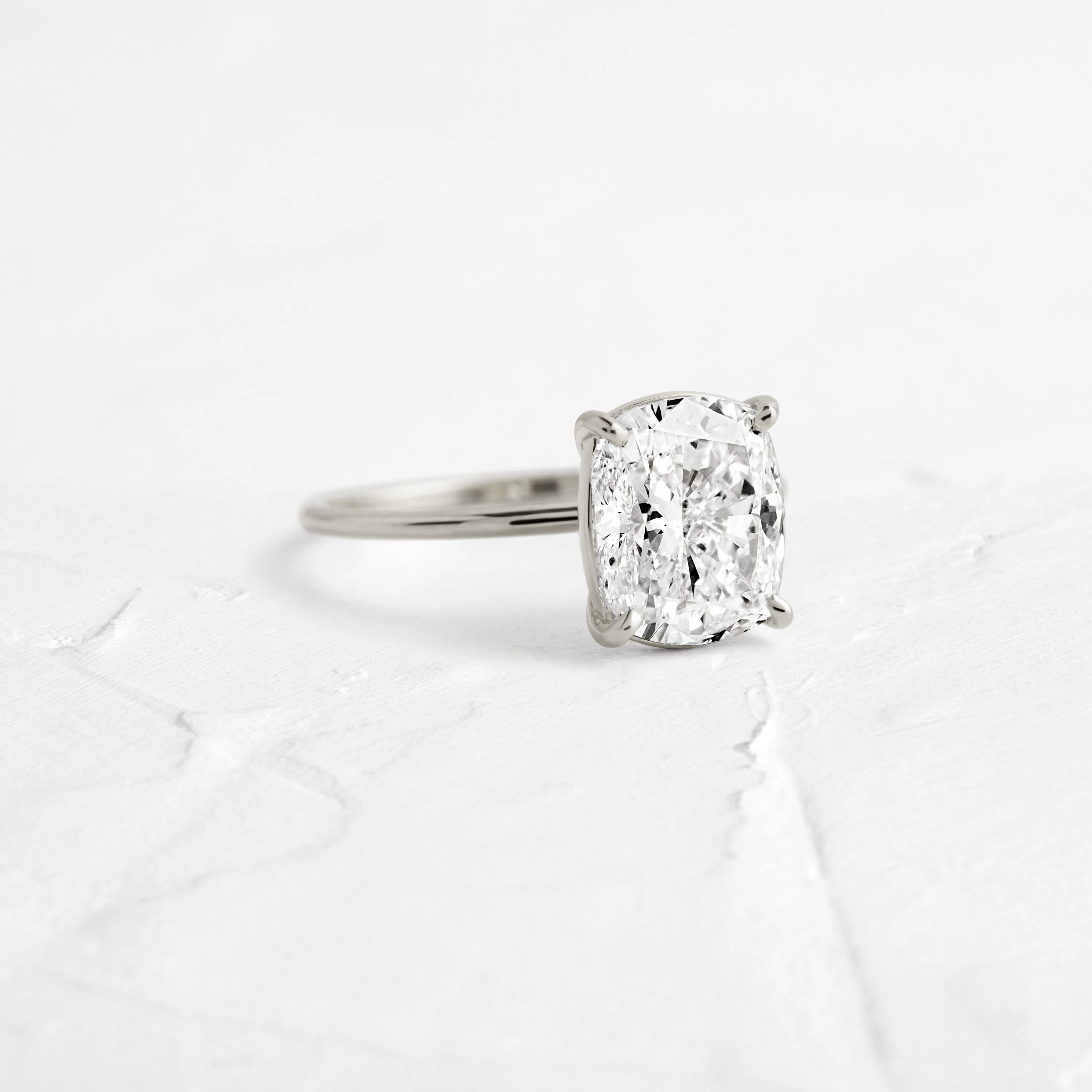 Whisper Ring, Cushion Cut