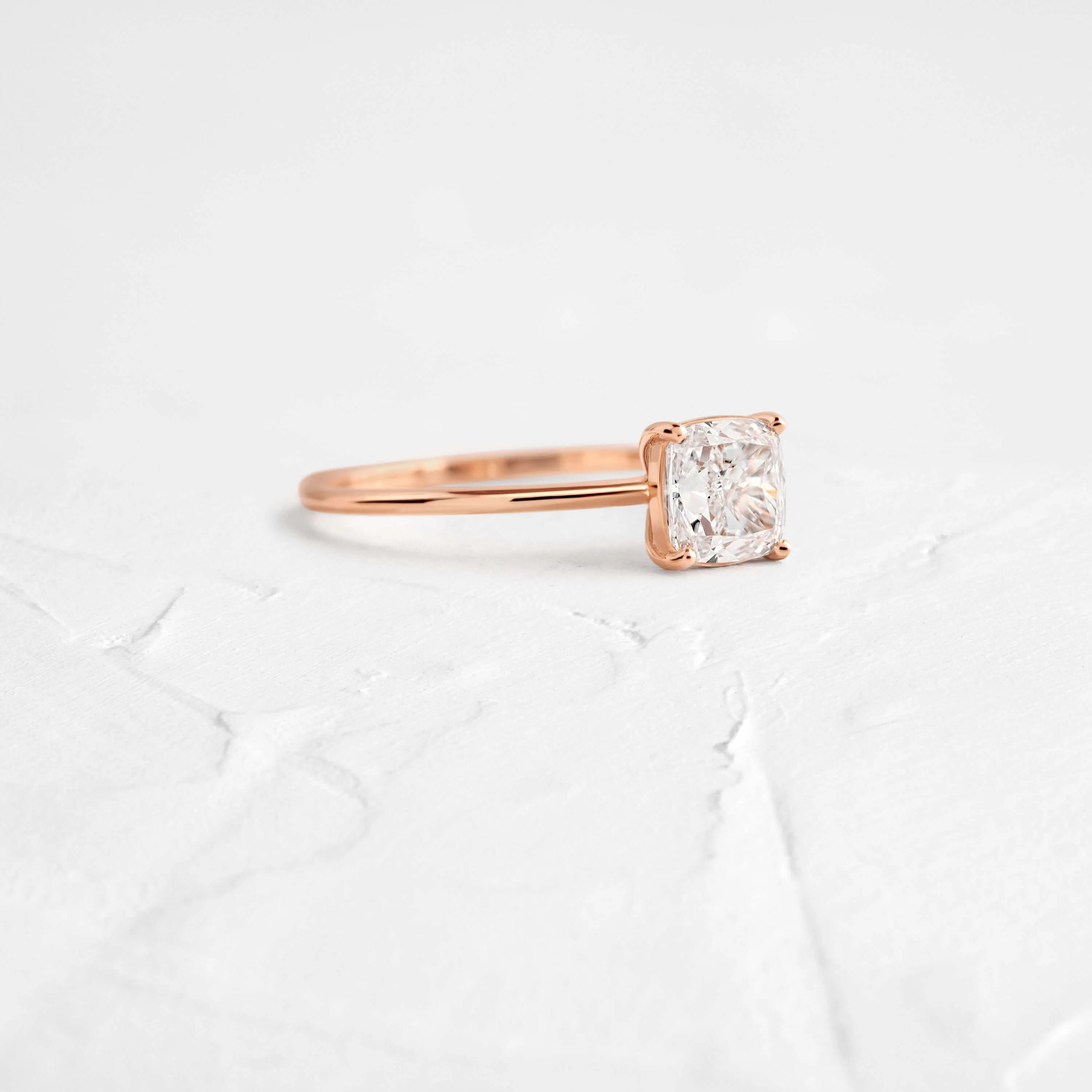 Whisper Ring, Cushion Cut