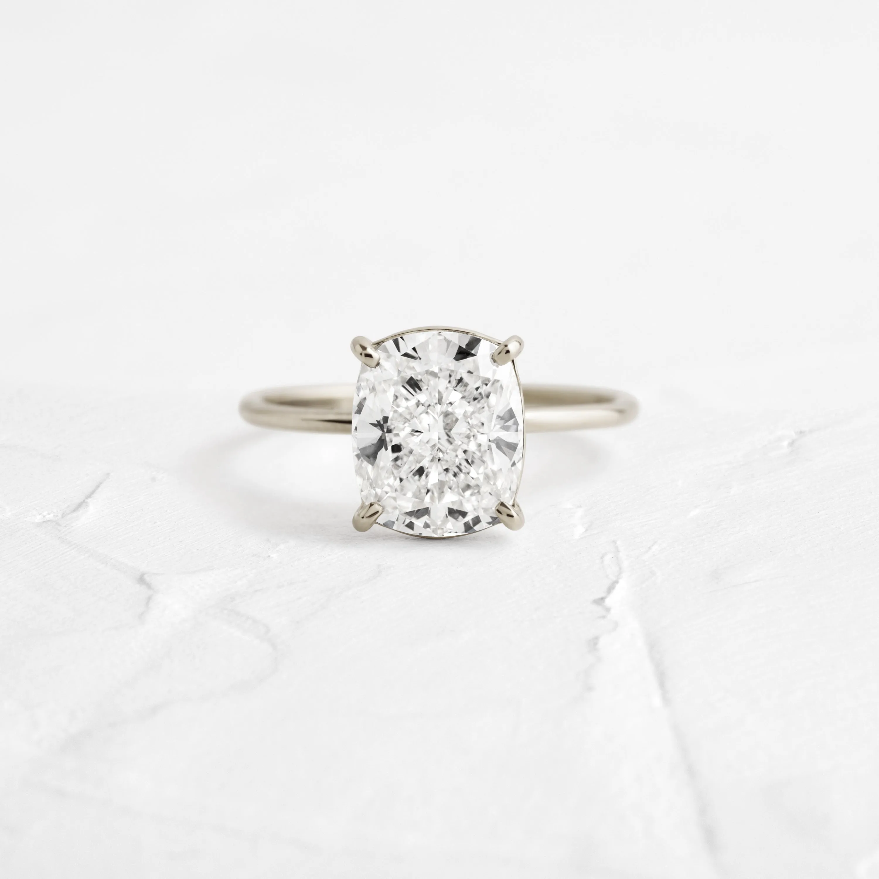 Whisper Ring, Cushion Cut