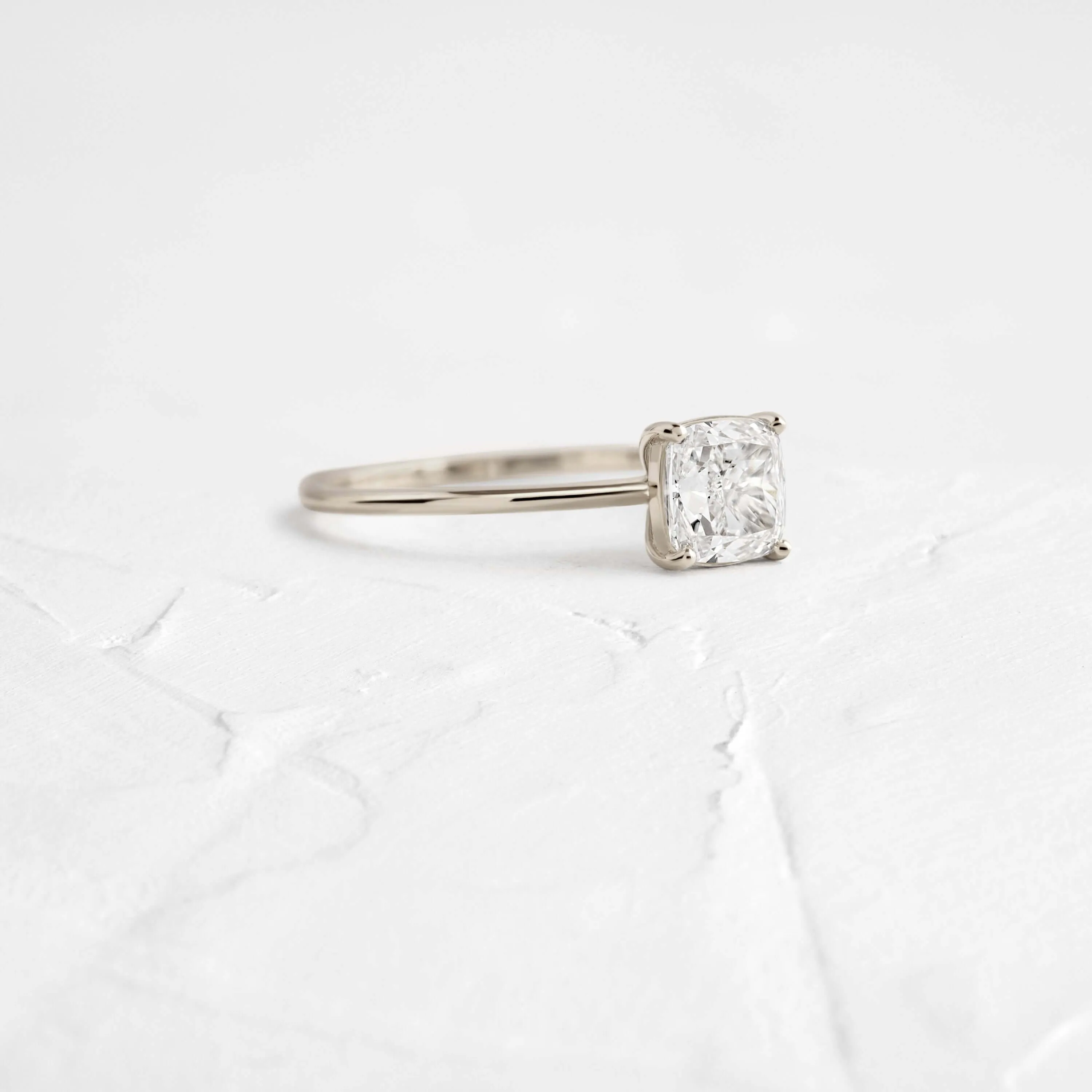 Whisper Ring, Cushion Cut