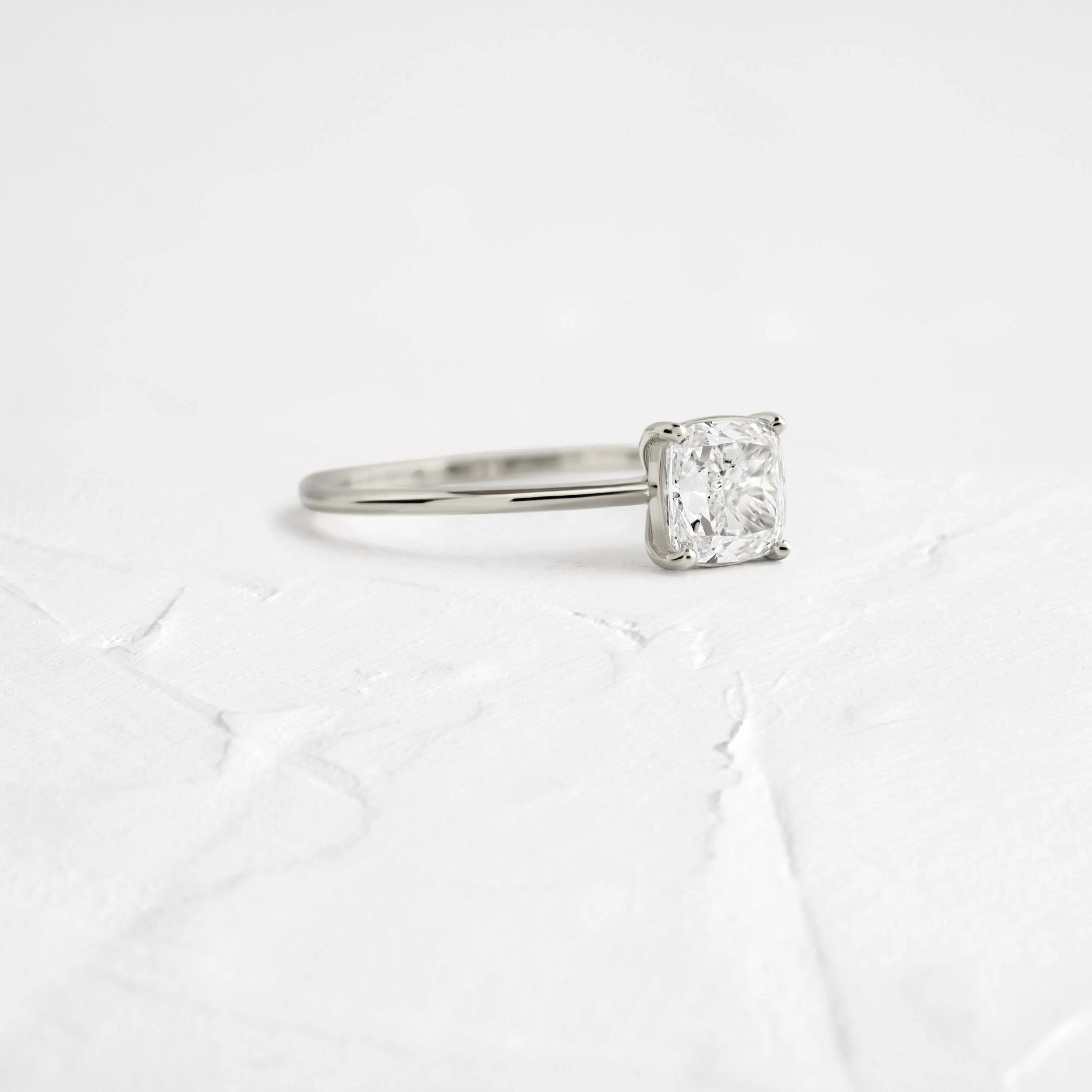 Whisper Ring, Cushion Cut