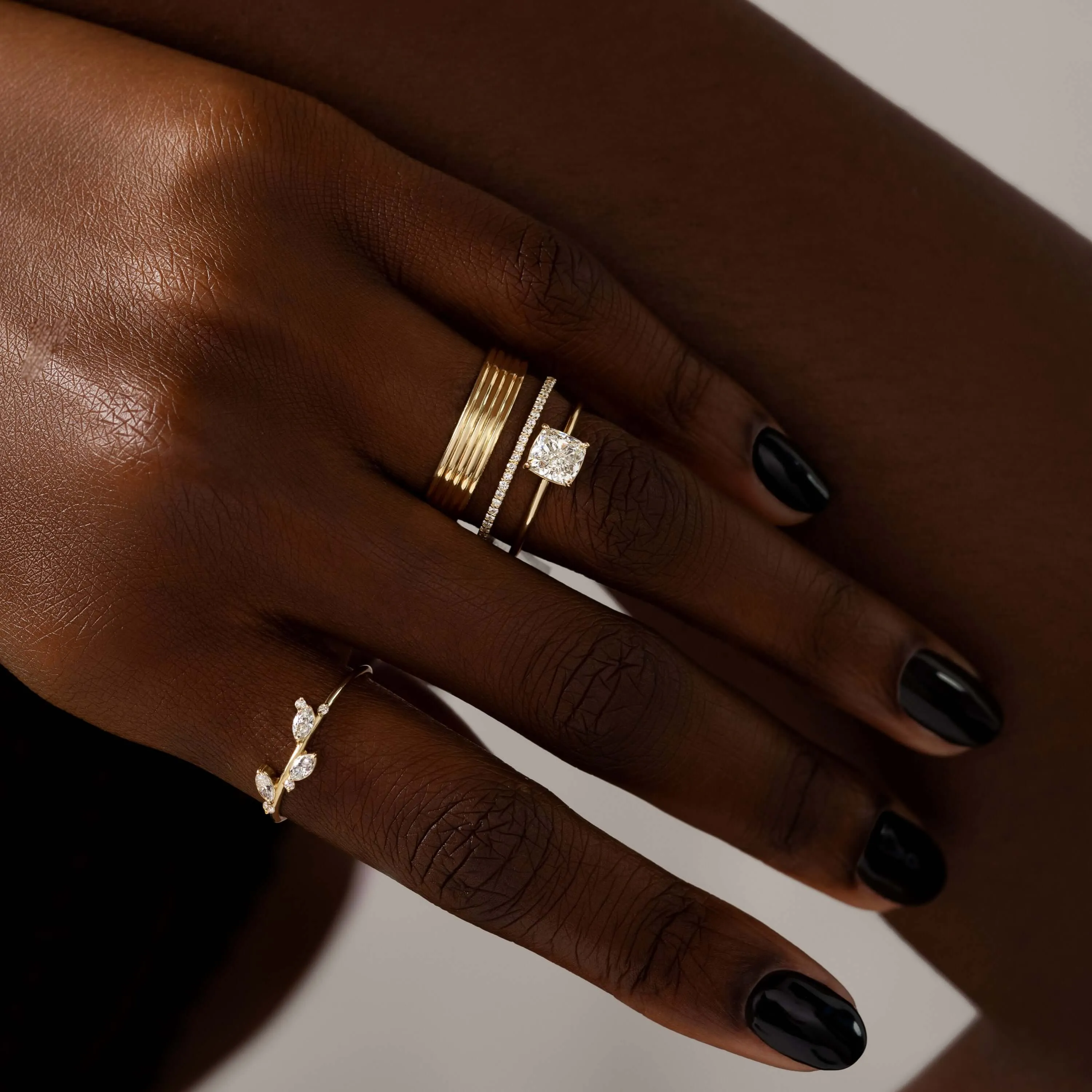 Whisper Ring, Cushion Cut