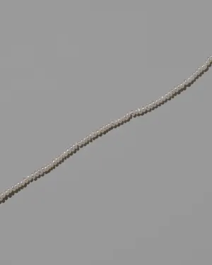 White Pebble Seed Pearl Choker Necklace