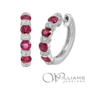 Williams Signature 18 Karat Ruby Earrings