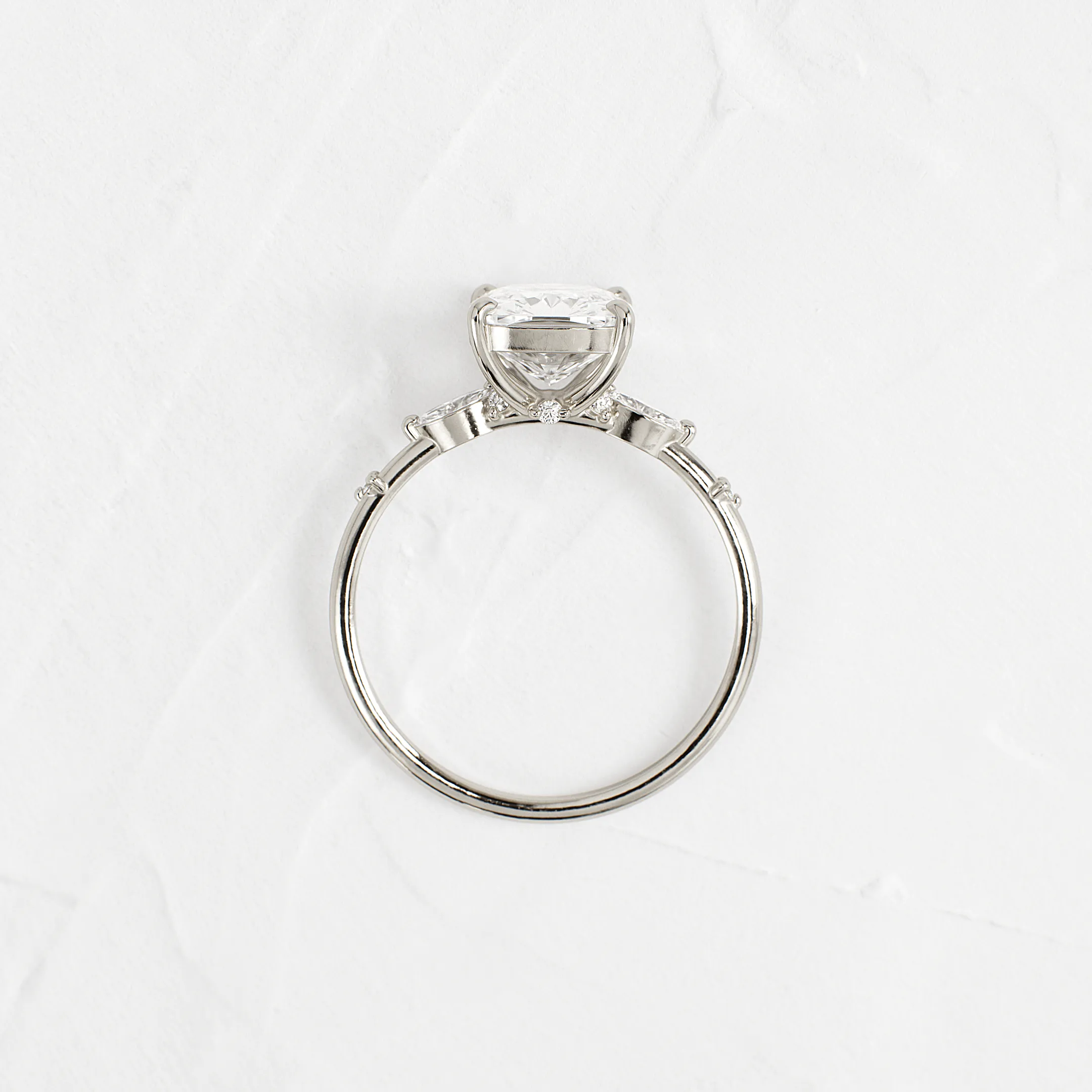 Windlass Ring, Cushion Cut