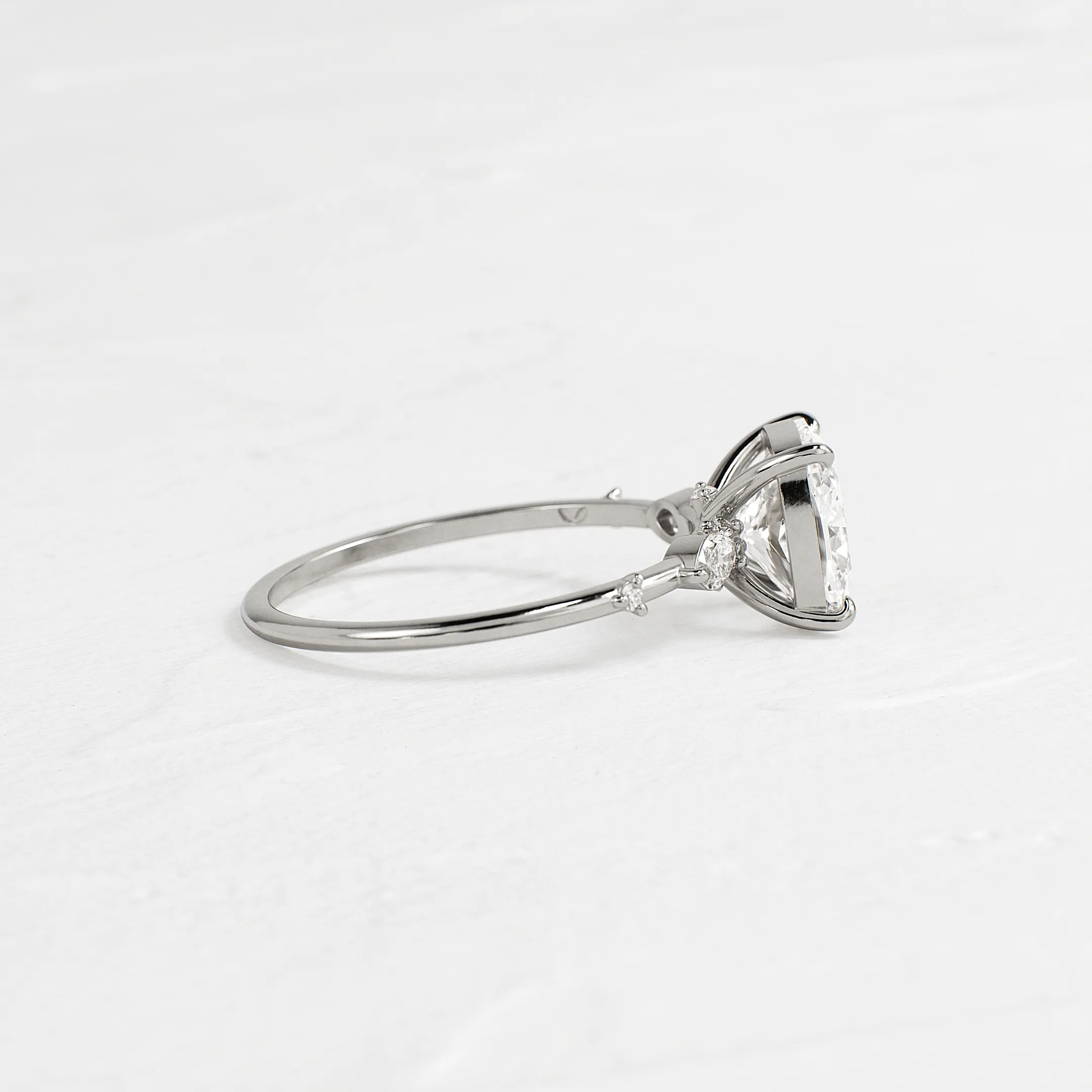 Windlass Ring, Cushion Cut